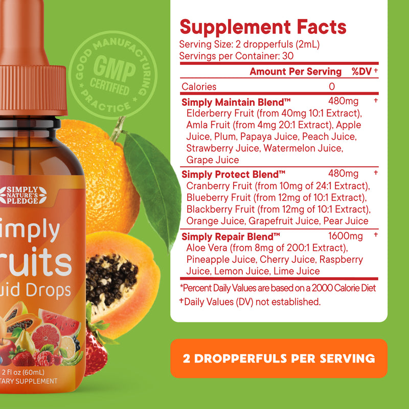 Simply Fruits & Veggies Liquid Drops